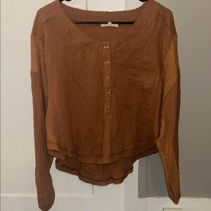 NWOT Promesa Long Sleeve Blouse